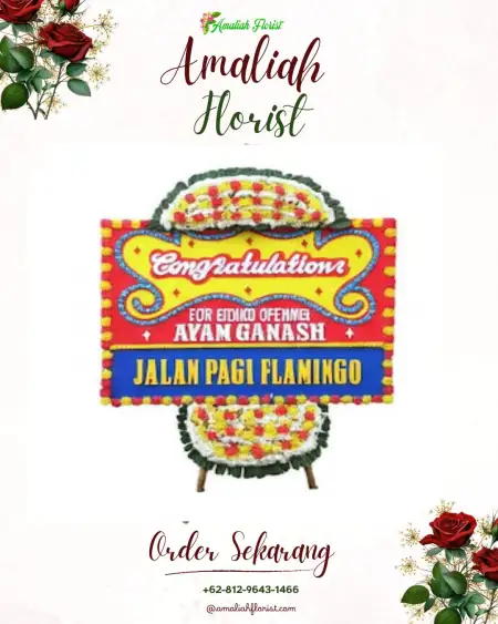 Sewa Papan Bunga Ella Hilir
